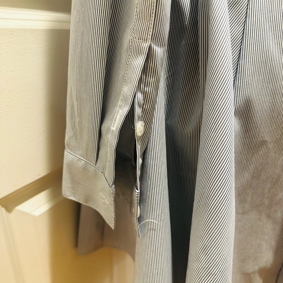 BCBG Generation Stripe button up flare dress - Picture 8 of 9